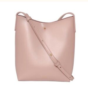 Anthropologie Samara The Medium Shoulder Bag | Pink Peony | Vegan Leather | NWOT